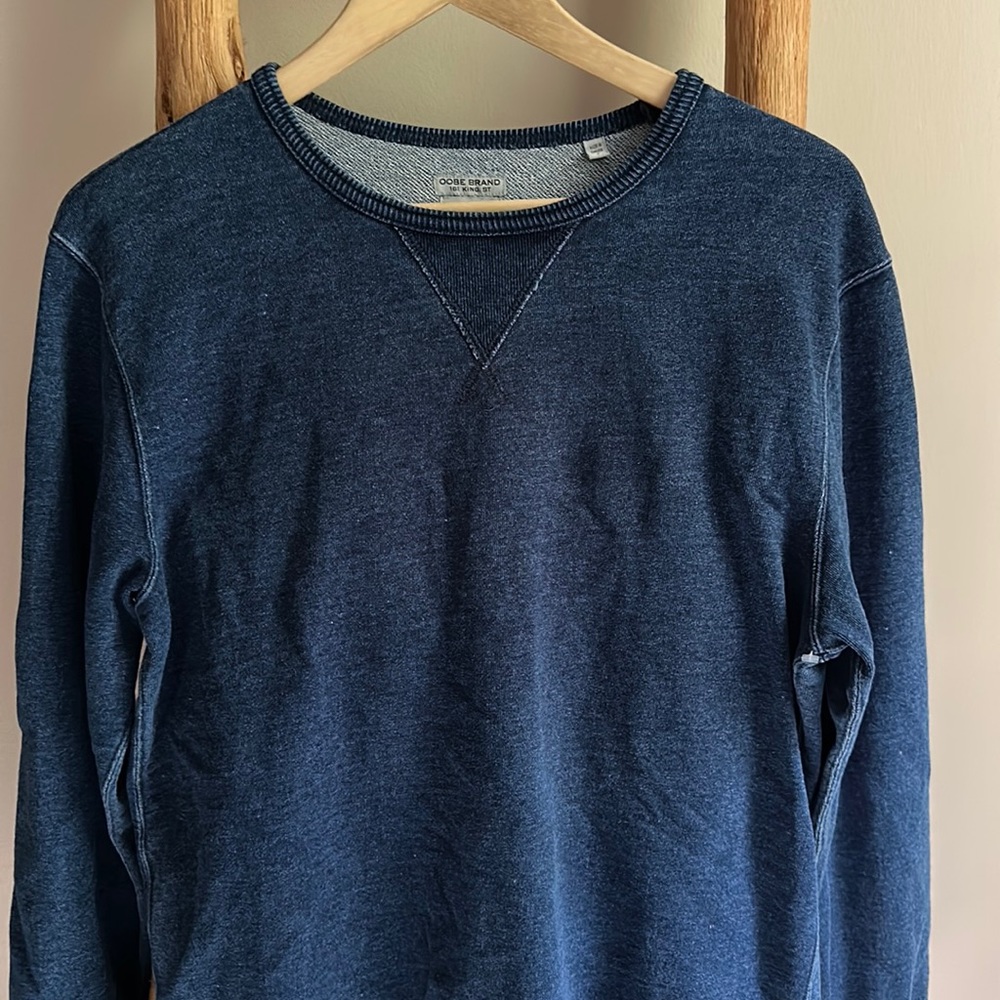 Oobe Brand Denim Wash Sweatshirt